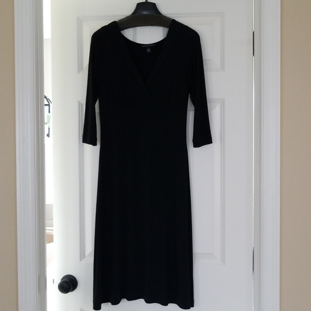 Like New Banana Republic black jersey knit dress
